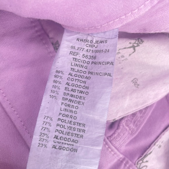 NWT Lavender RHERO Denim Romper With Gold Accents - Picture 16 of 16